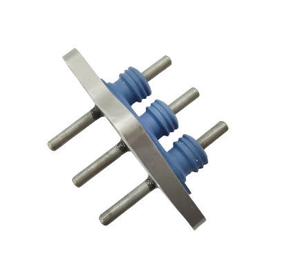 20A SS Core Hermetic EV Connector με γυάλινο και κεραμικό μονωτήρα για τοποθέτηση πάνελ