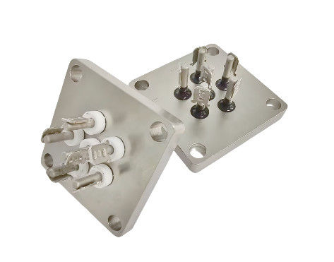 6 πυρήνες Bimetallic Nickel- επιχρυσωμένη διπλή συγκόλληση Tab σφραγισμένο τερματικό μπλοκ με 35A Max λειτουργικό