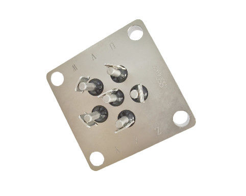 6 πυρήνες Bimetallic Nickel- επιχρυσωμένη διπλή συγκόλληση Tab σφραγισμένο τερματικό μπλοκ με 35A Max λειτουργικό