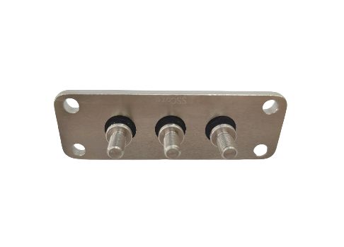 6.2mm X 42.5mm X 42.5mm Πλάκα Ακροδεκτών Σύνδεσης Ονομαστικής Τάσης 600V, Μόνωσης 2000MΩ για Εφαρμογές